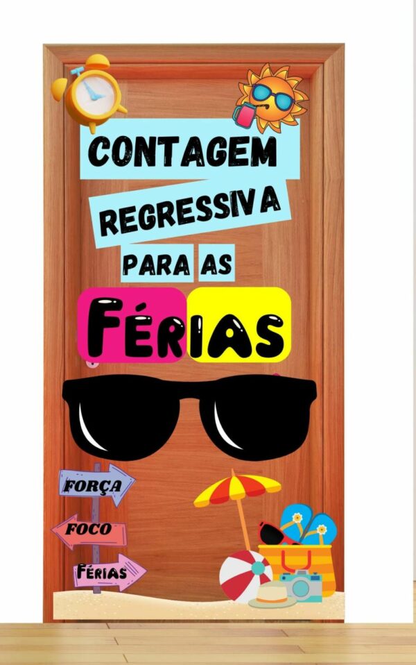 Porta Contagem Regressiva Férias