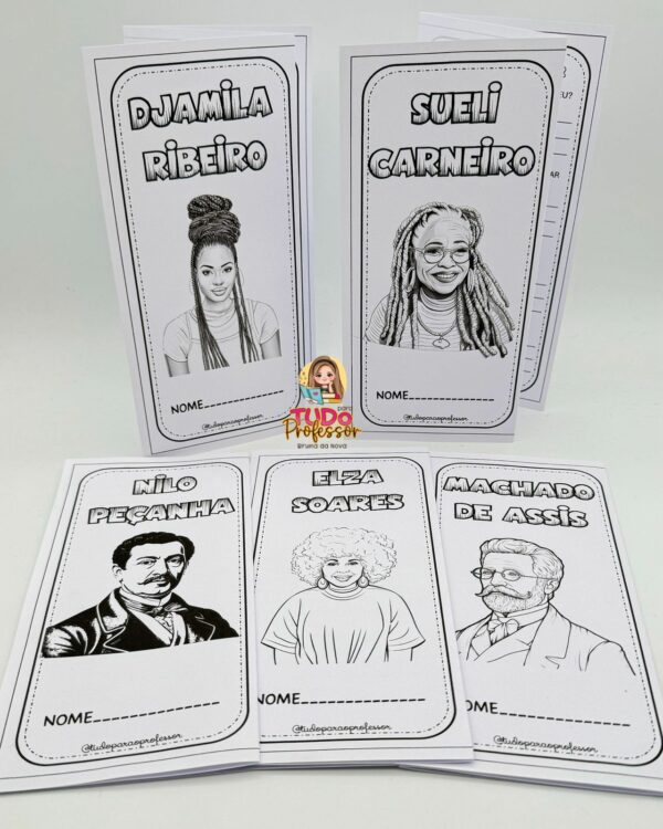 Kit de Livretos - Grandes Nomes, Grandes Histórias: Biografias e Atividades de Personalidades Negras