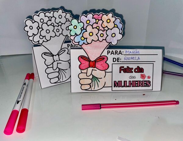 Cartão dia das mulheres