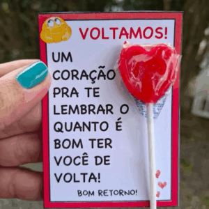 Cartão Volta às Aulas